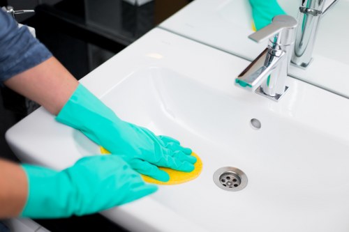 Professional carpet cleaning for a retail or hospitality space in Kingston