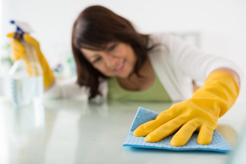 Regular house cleaning service in a Kingston family home