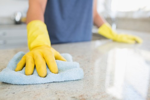 Professional carpet cleaning equipment in a Kingston property